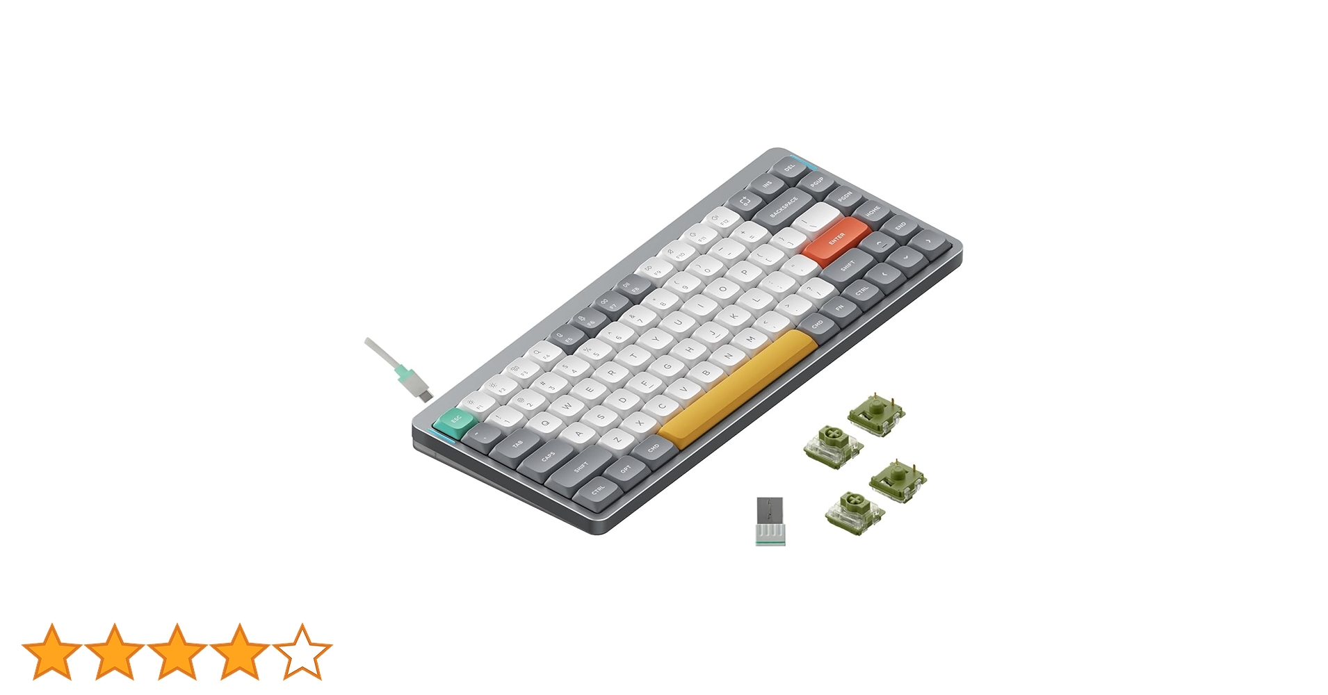 NuPhy Air75 V2 ・グレー オマケあり Nuphy Air75 : Wireless & Low Profile Keyboard Mechanical – NuPhy